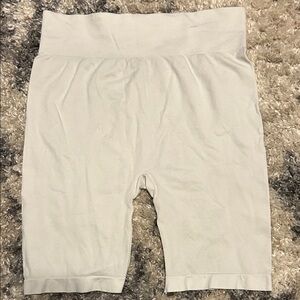 Eye Candy Women's Cream Bike Shorts
